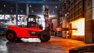 Der H160 von Linde Material Handling im Einsatz.