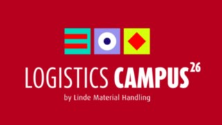 Keyvisual Linde Material Handling auf dem Logistics Campus 2026