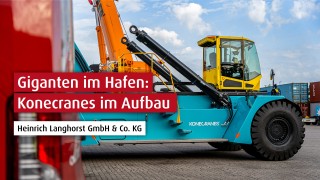 Konecranes Reachstacker Aufbau durch Willenbrock Konecranes Reachstacker Aufbau durch Willenbrock